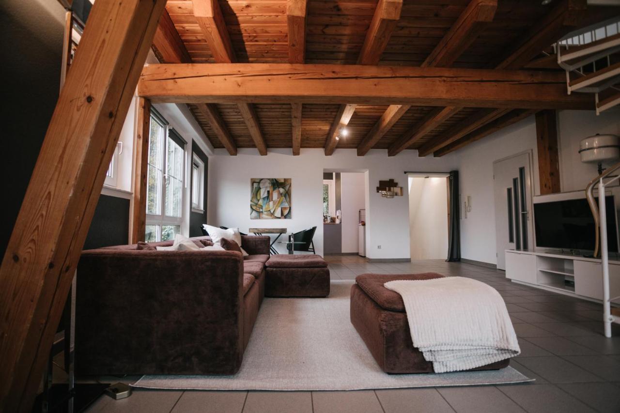 Eigenes Maisonettehaus In Idyllischer Lage Mit Balkon, Nahe Messe, 24H Self-Check In, Gratis Parken Schwabach Exterior foto