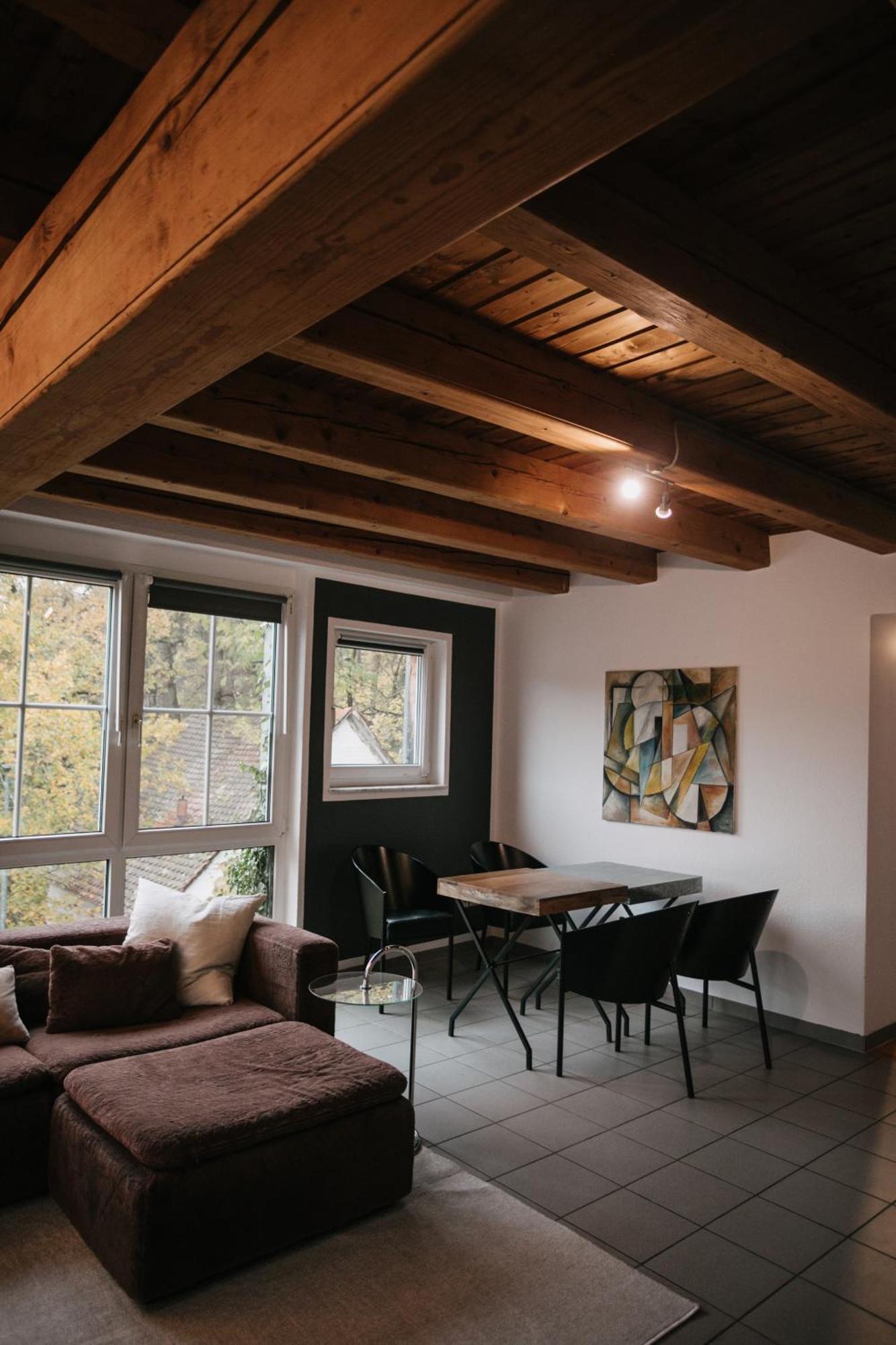 Eigenes Maisonettehaus In Idyllischer Lage Mit Balkon, Nahe Messe, 24H Self-Check In, Gratis Parken Schwabach Exterior foto